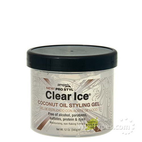 Ampro Pro Styl Clear Ice Coconut Oil Styling Gel 12oz