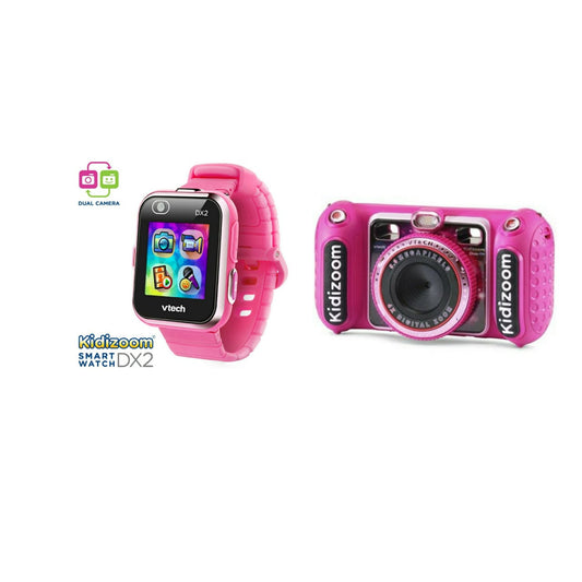 VTech Kidizoom DX2 Exclusive Smartwatch and Duo DX Digital Selfie Camera